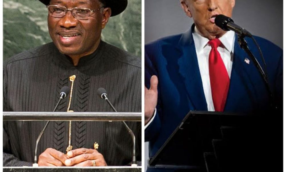 Goodluck Jonathan Congratulates Trump On Election Victory