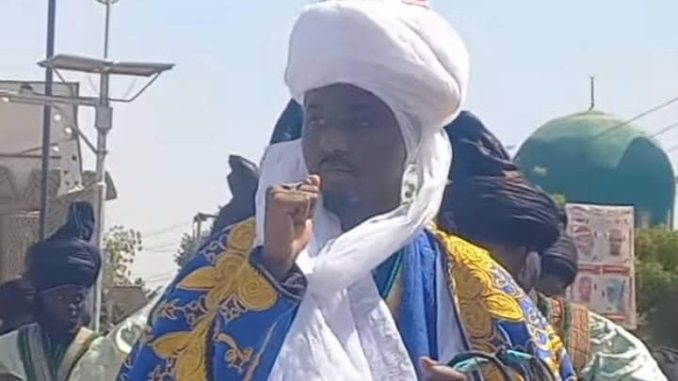 Gov Yusuf, Deputy, Others Present As Emir Sanusi II Turbans First Son As Ciroman Kano