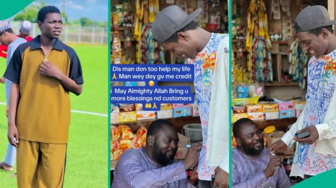 Graduate Remembers Shop Owner Who Sold to Him on Credit While in School, Makes Him Sign on His Shirt