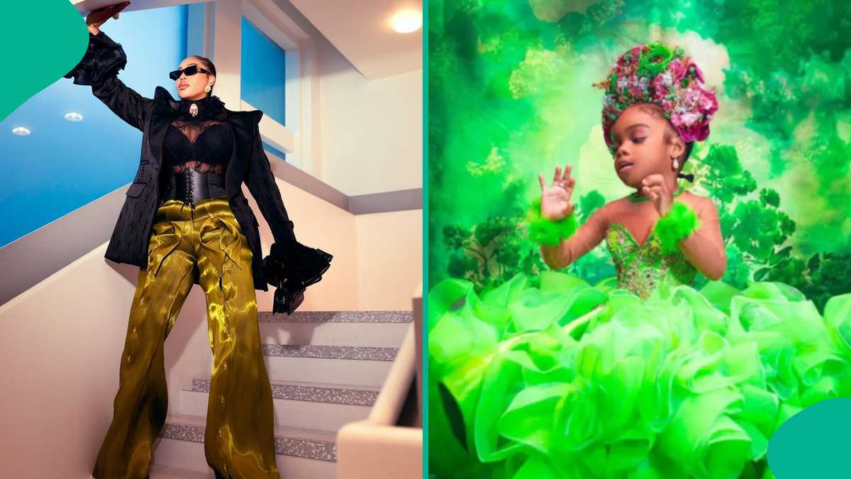 Halloween: Tiannah Replies Trolls Who Criticized Her 3-Year-Old Daughter's Liposuction Costume