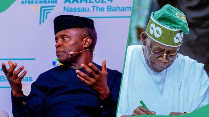 Hardship: Osinbajo Sends Covert Message to Tinubu, Details Emerge