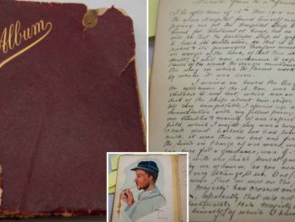 I stumbled across a historic scrapbook over 100-years-old while clearing out bungalow - it's now selling for a huge £600