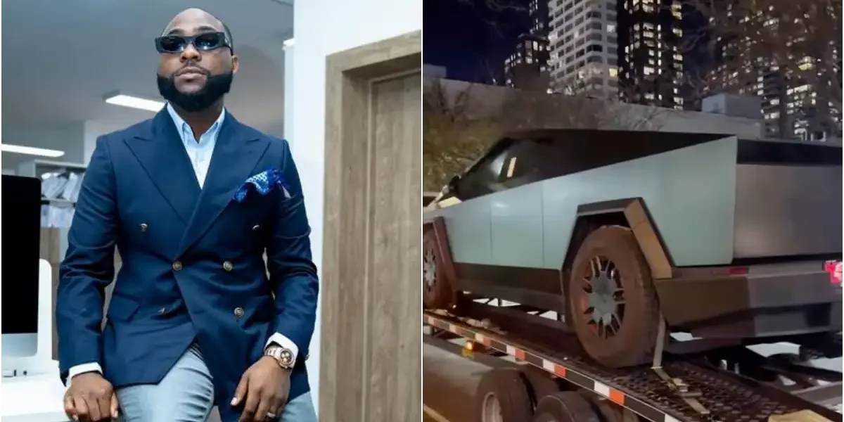 "I was bored and I bought the Tesla Cybertruck" - Davido