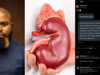 Influencer shares disturbing message from follower seeking to sell a kidney