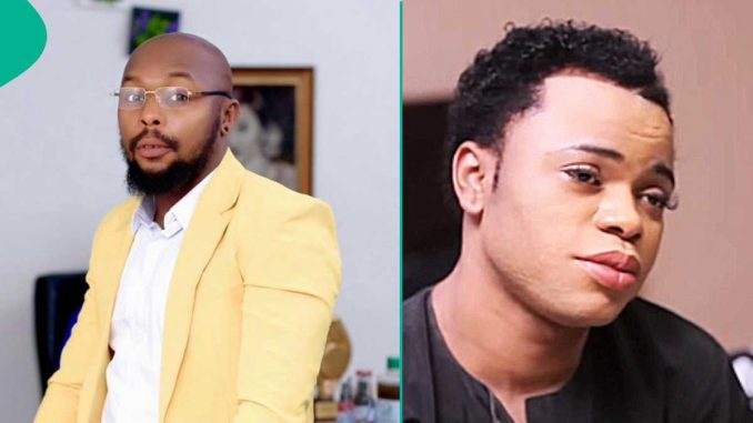 “I’ve Handed Bobrisky over to Amadioha”: New Video As Radiogad Drags Crossdresser for Not Paying Him