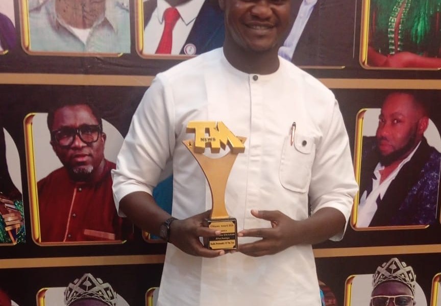 Izuchukwu Christian Ahuchaogu Wins Media Personality of the Year at TM News Awards 2024