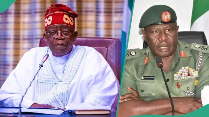 JUST IN: Tinubu Promotes Acting Chief of Army Staff Oluyede, Details Emerge