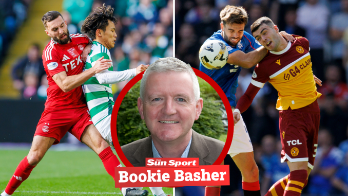 Jim Delahunt gives his expert betting tips on Celtic v Aberdeen, Motherwell v Rangers, all the weekend action & his acca