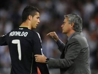 Jose Mourinho and Cristiano Ronaldo