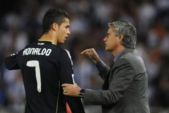 Jose Mourinho and Cristiano Ronaldo