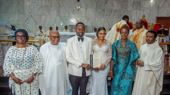 Kalu's Aide Peter Eze Weds Iruoma Amid Glamour, Star-studded Guests