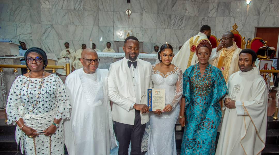 Kalu's Aide Peter Eze Weds Iruoma Amid Glamour, Star-studded Guests