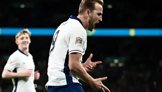 Nations League: Kane leads charge as England cruise to 5-0 win over Ireland