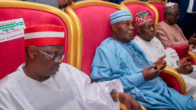 Kwankwaso Excited As VP Shettima, Obasanjo, Atiku, Abbas, Ministers, Govs, Others Grace Daughter's Wedding