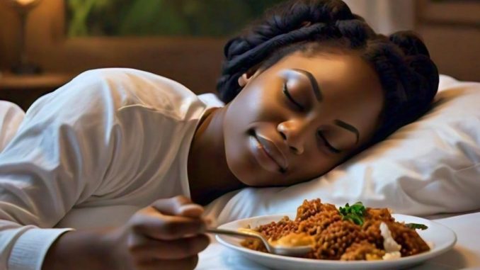 Lady claims she was fed by boyfriend’s mother in her sleep