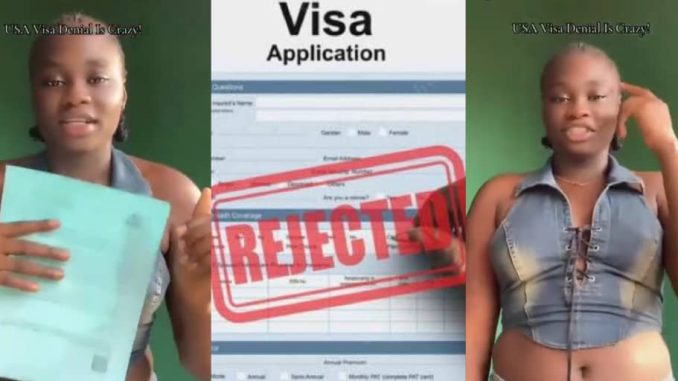 Lady rants after spending millions, fasting, and praying, only for US visa to be denied