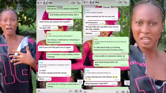 Lady goes viral for nonchalant attitude after defaulting on thrift payment