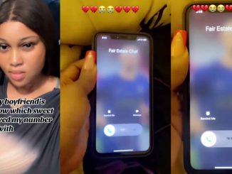 Lady heartbroken after seeing how boyfriend saved her number