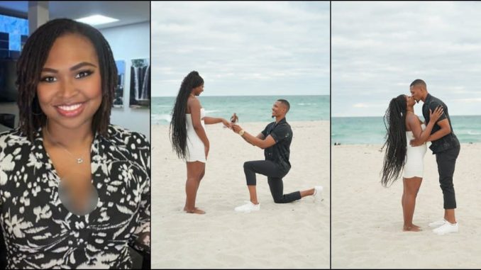 Lady overjoyed as 'little brother' proposes marriage