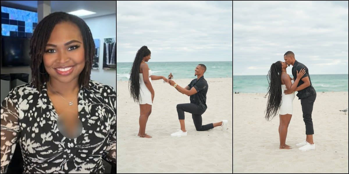 Lady overjoyed as 'little brother' proposes marriage