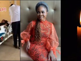 Lady passes from kidney failure after husband pocketed donations and took her to church for prayers