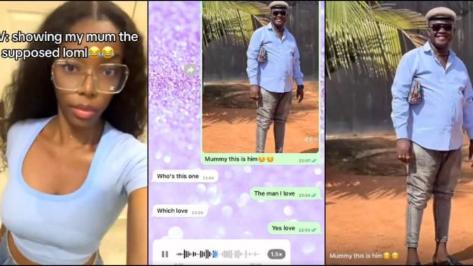 Lady shares mom's reaction after showing off 'the love of her life'