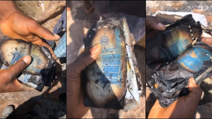 Man bursts into tears after his savings were burnt in fire accident