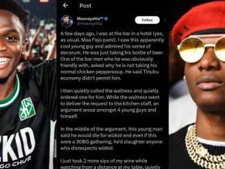 Man shares bar encounter with fan ready to die for Wizkid, kill anyone in 30BG who disrespects him