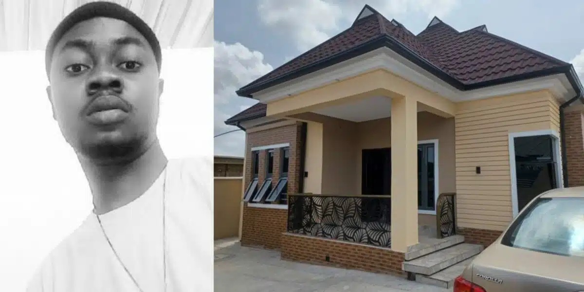 Man stirs disbelief as he shows off house he built for N12.5M