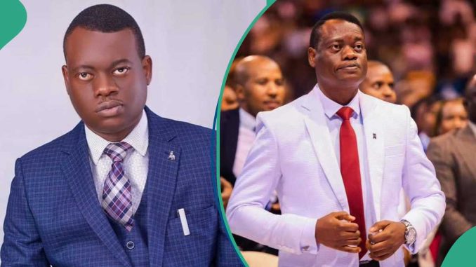 Moment Nigerian Pastor Walk Out of Congregation After A Phone Rang, Gives Reason