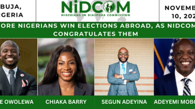 More Nigerians win elections abroad