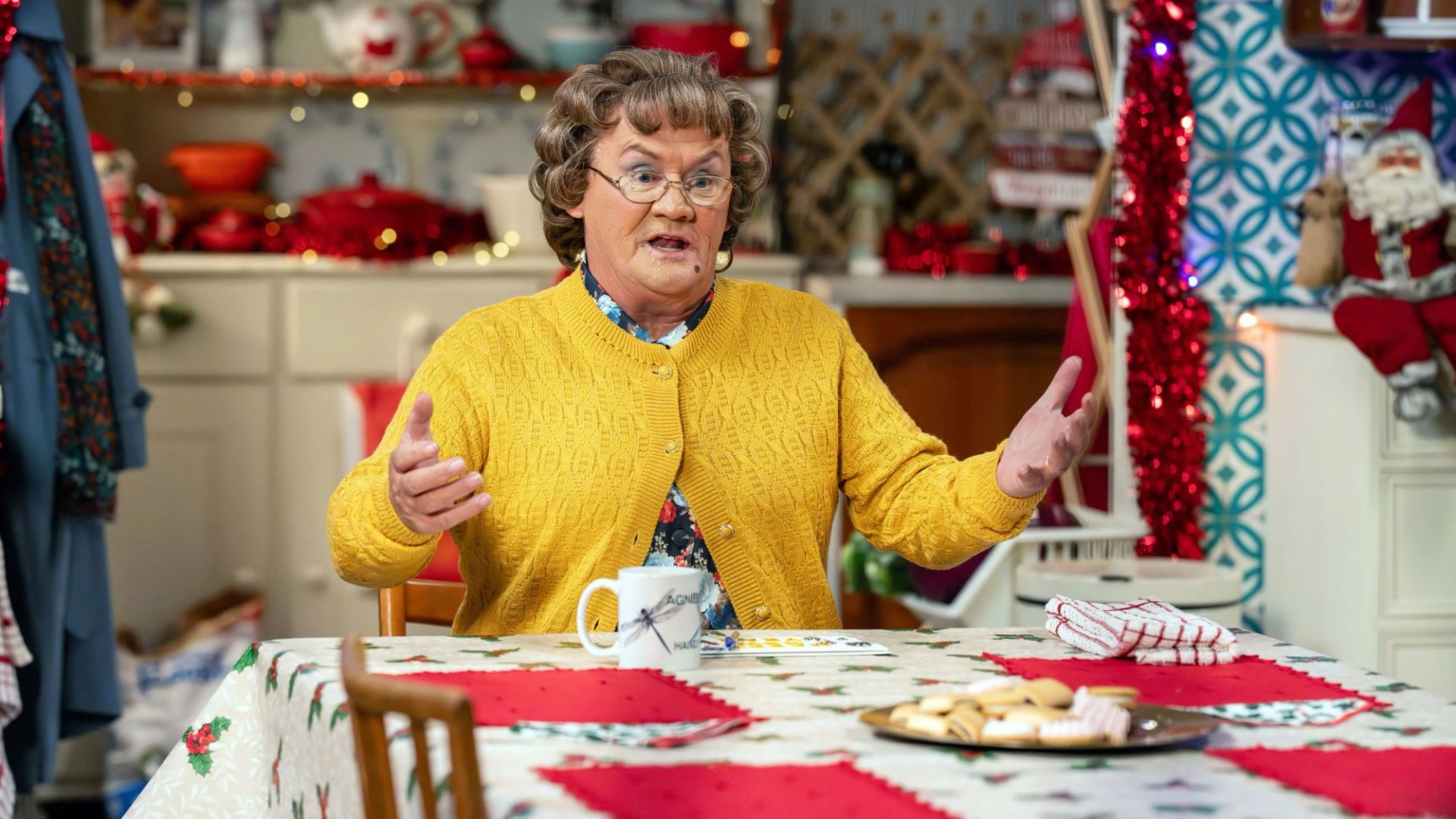 Mrs Brown’s Boys star insists racist joke at Christmas filming ‘was a good thing’ for BBC as it ‘raised awareness’