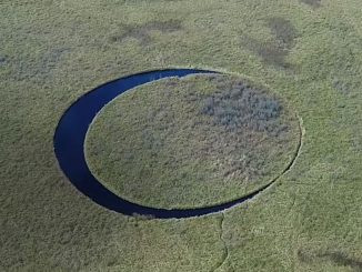 Mystery of perfectly circular uninhabited island ‘The Eye’ that SPINS - and no one knows why