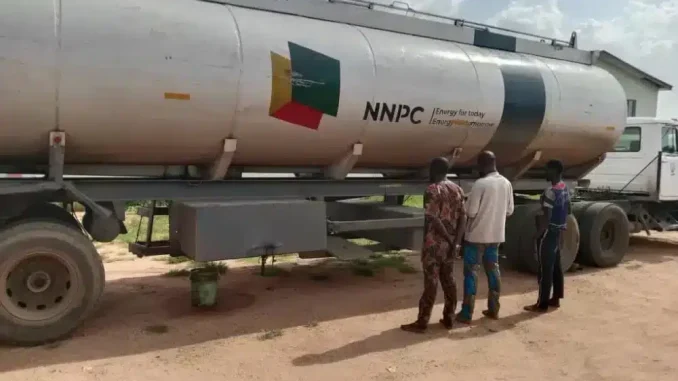 NSCDC Nabs Tanker Driver For Diverting Fuel Meant For Osun NNPC Mega Station