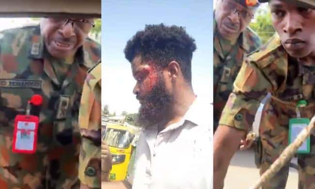 Nigerian Army To Investigate Viral Video Of Major General, Aide Brutally Assaulting Couple