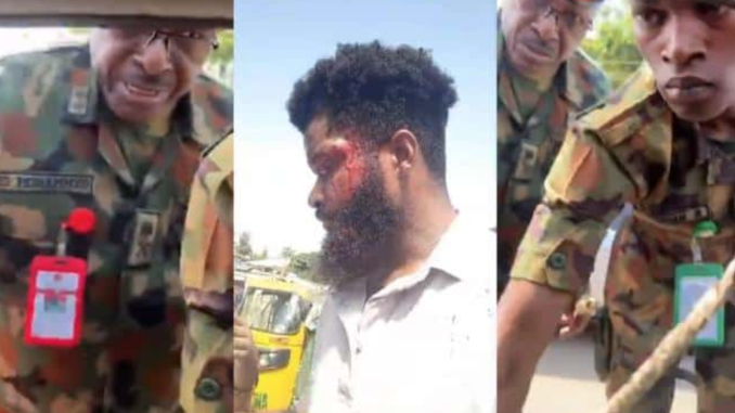 Nigerian Army reacts to viral video of Major General, aide brutally assaulting couple