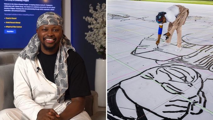 Nigerian Doctor Sets Guinness World Record With Largest Individual Drawing