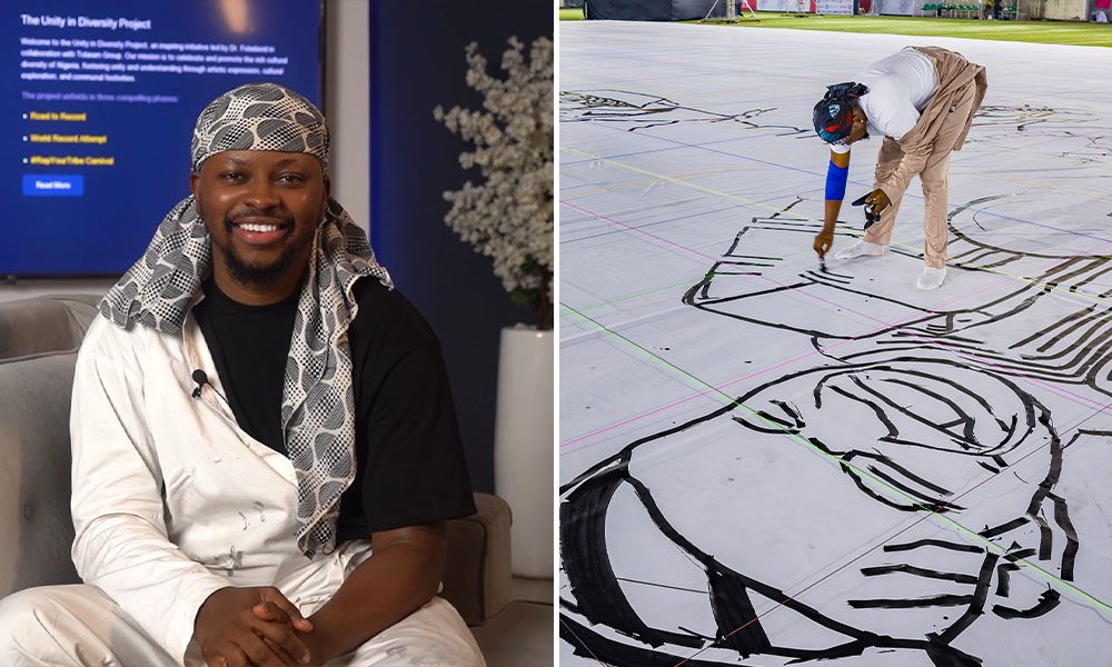 Nigerian Doctor Sets Guinness World Record With Largest Individual Drawing