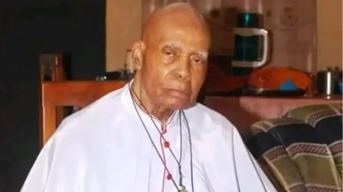 Nigeria's oldest Catholic priest, Monsignor Thomas Oleghe is dead