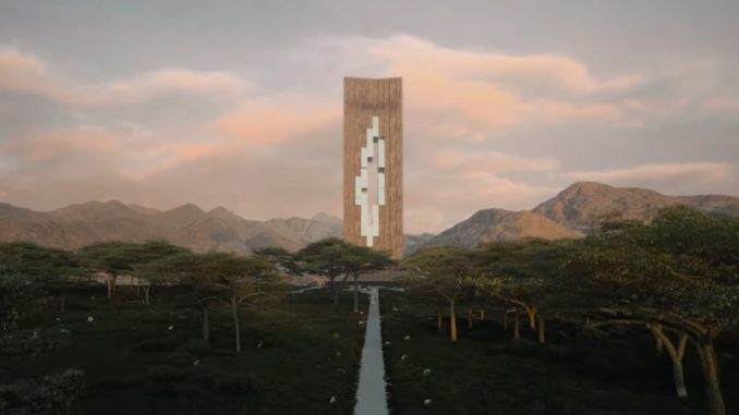 Otherworldly plans for vast HOLLOW skyscraper in the desert unveiled in latest part of £1tn NEOM Saudi vanity project