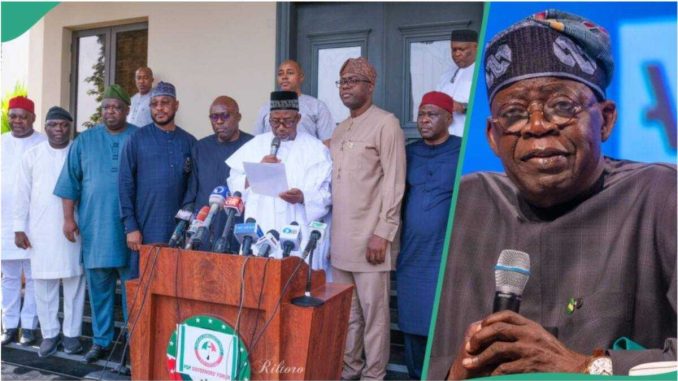 PDP Governors Flaunt Colourful "Aso Ebi", Send Important Message to Tinubu, Photos Emerge