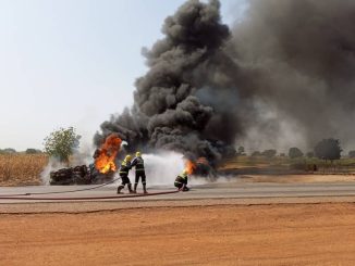 Panic As Fuel Tanker Explodes In Jigawa