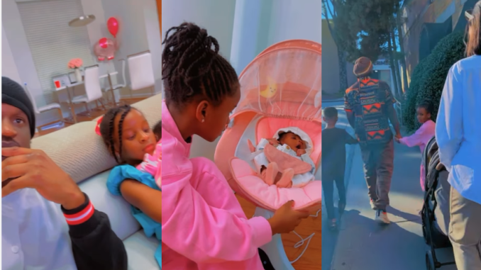 Paul Okoye welcomes new baby with second wife, Ifeoma (video)