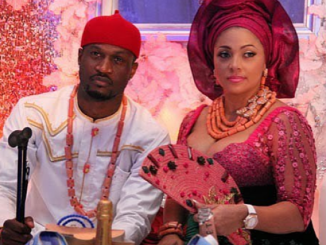 Peter Okoye’s wife birthday message to singer, unsettles fans (photo)