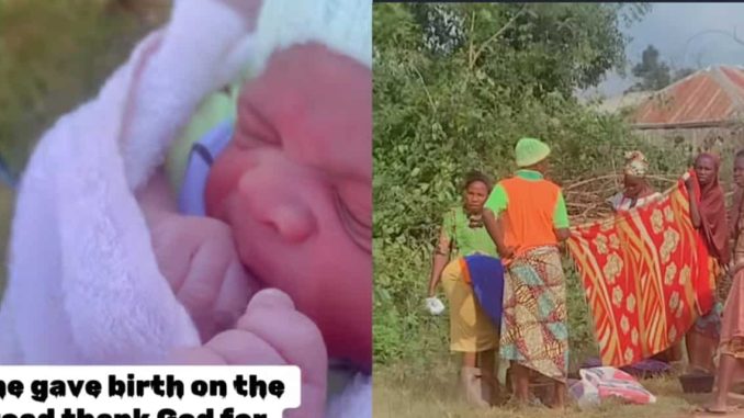 Pregnant woman delivers baby on road in viral video 