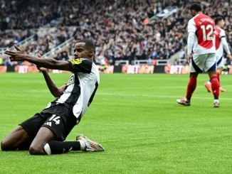 Premier League: Isak Scores Winner As Newcastle  Dent Arsenal’s Title Hopes