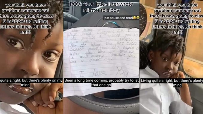 Primary 3 girl pens love letter to classmate, signs off with 'i love you'