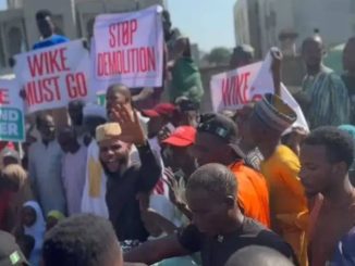 Protest rocks Abuja over mass demolitions by FCT Minister Wike