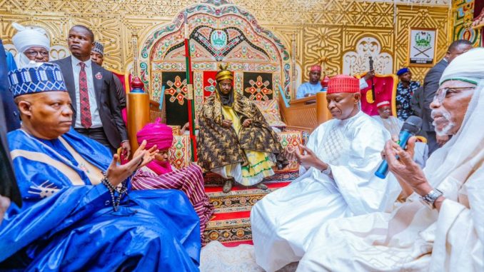 Reactions As Vice President, Shettima Recognises Sanusi As 16th Emir Of Kano