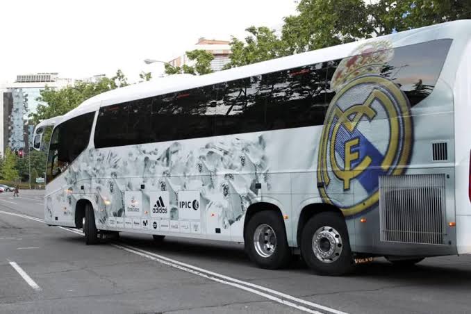 Real Madrid's team bus was involved in an accident on the motorway after the team's defeat to Liverpool on Wednesday, November 27.